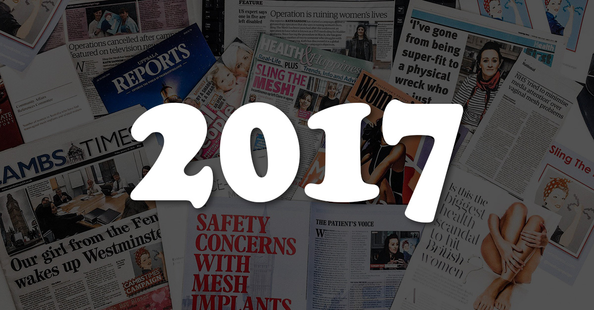 Sling The Mesh in the news: 2017