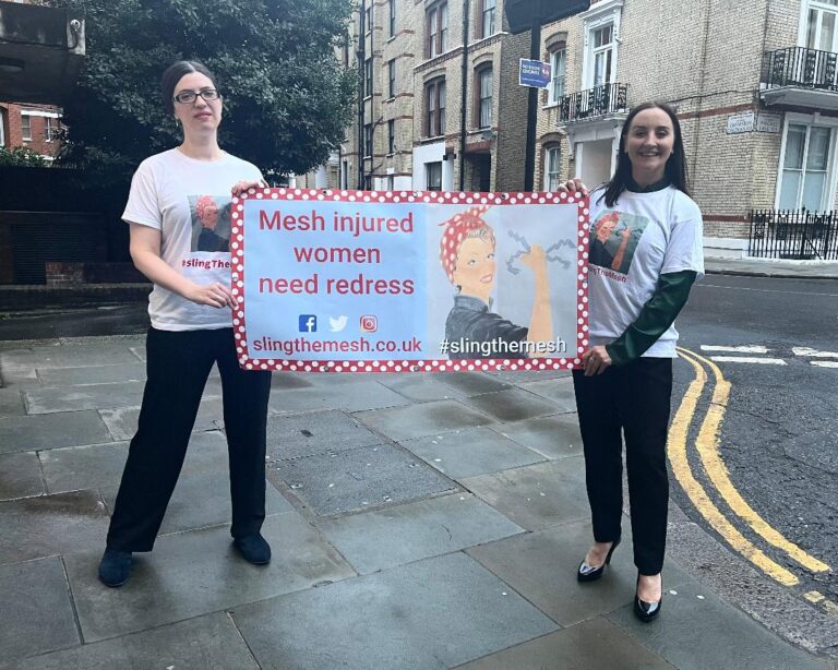 Kath Sansom set up Sling The Mesh in 2015