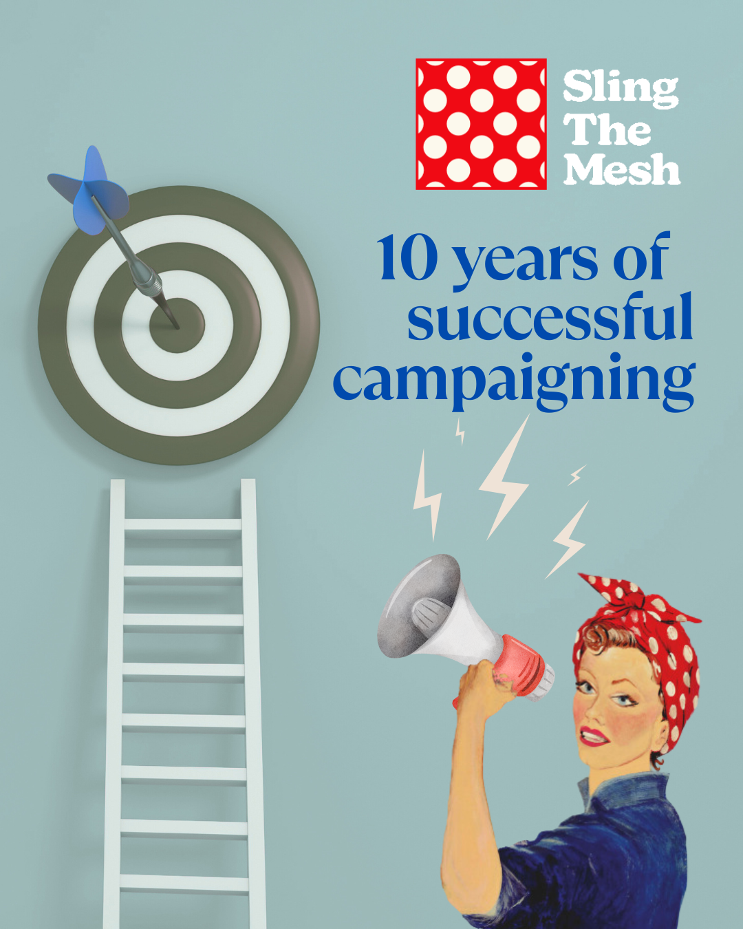 10 Years of Sling The Mesh – a decade of grassroots power, perseverance and progress