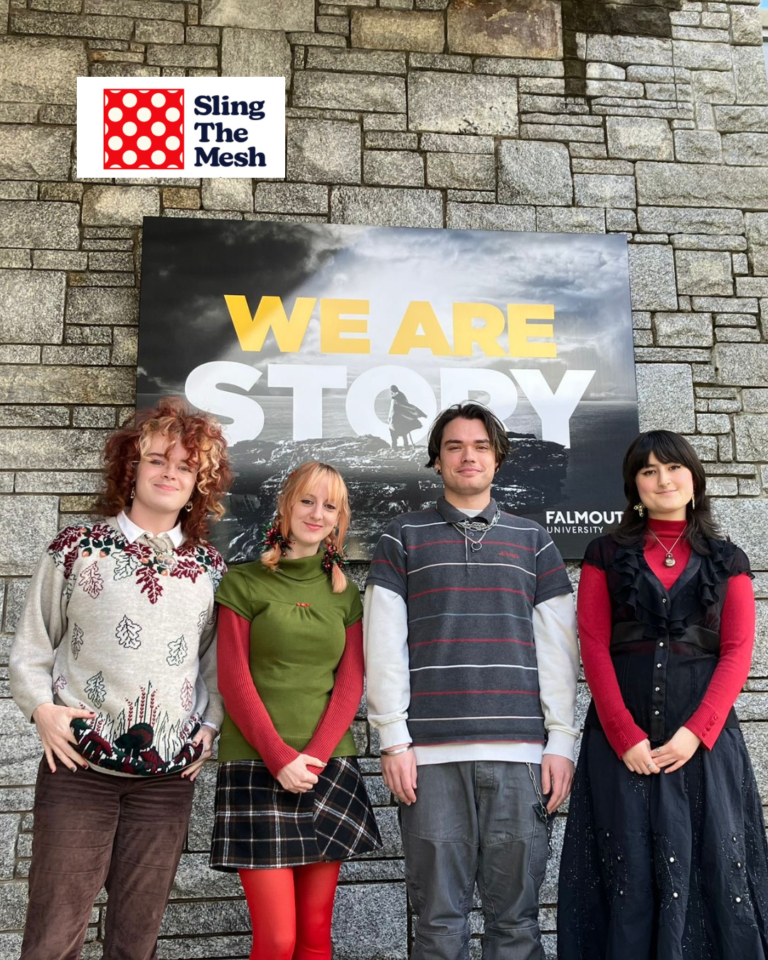 Falmouth University students who worked on our Sling The Mesh animation