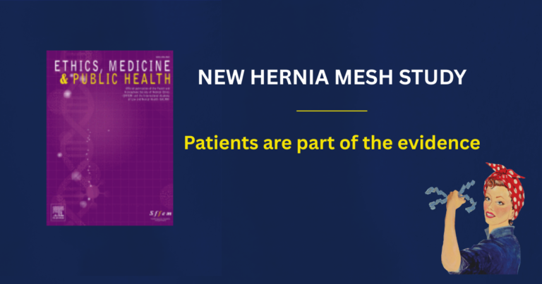 New hernia mesh study from France